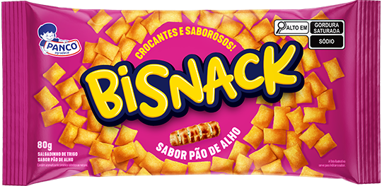 SALGADINHO PÃO DE ALHO BISNACK PANCO 80G
