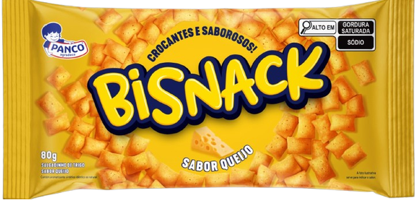 SALGADINHO QUEIJO BISNACK PANCO 80G