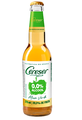 SIDRA SEM ALCOOL MACA VE LONG NECK CERESER 275ML