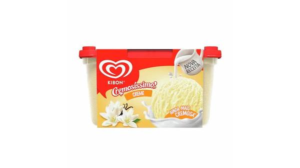SORVETE KIBON CREMOSISSIMO CREME 1,5L           