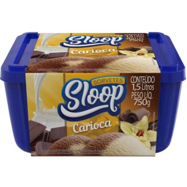 SORVETE SLOOP CARIOCA 1,5L