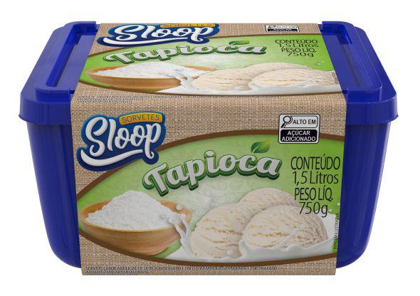 SORVETE SLOOP TAPIOCA 1,5L
