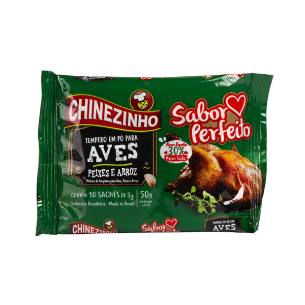 TEMPERO CHINEZINHO SABOR PERF AVES 50G
