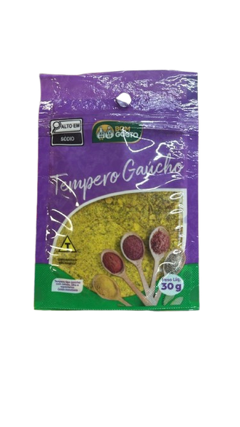 TEMPERO GAUCHO BOM GOSTO 30G