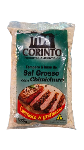 TEMPERO SAL GROSSO C/ CHIMICHURRI CORINTO 500G
