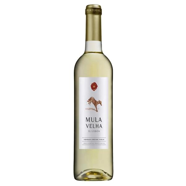 VINHO PORTUGUES MULA VELHA BRANCO 750ML