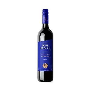 VINHO TINTO SUAVE CARM UVAS UNICAS DOM BOSCO 750ML
