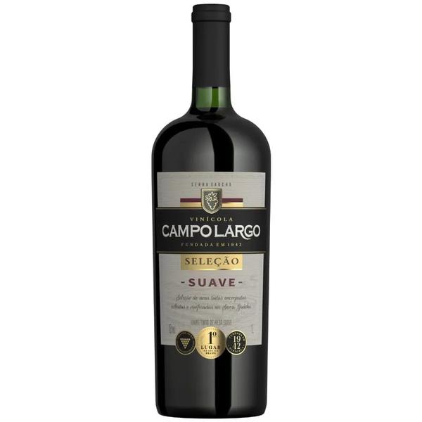 VINHO TINTO SUAVE SELECAO CAMPO LARGO 1L