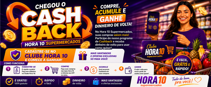 CASCHBACK DA HORA