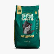 AREIA HIGIENICA CLEAR CATS ORIG 4KG
