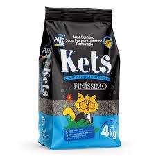 AREIA HIGIENICA KETS FINISSIMA 4KG