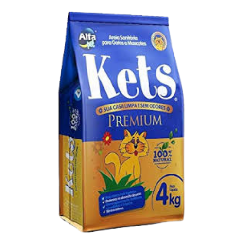 AREIA HIGIENICA KETS PREMIUM 4KG