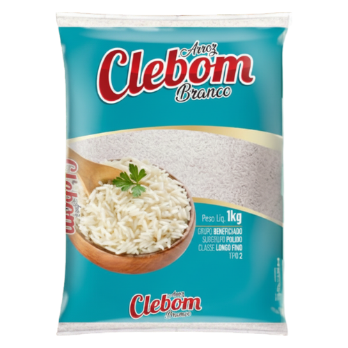 ARROZ CLEBOM BRANCO T3 1KG