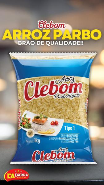 ARROZ CLEBOM PARBOLIZADO T1 1KG