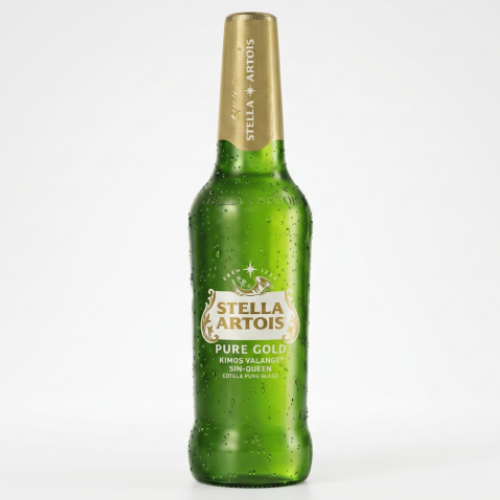 CERVEJA STELLA ARTOIS PURE GOLD RETORNAVEL 600ML