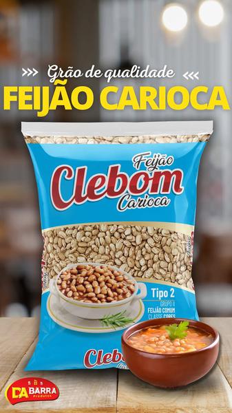 FEIJAO CARIOCA CLEBOM TP2 1KG