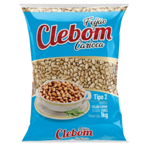 FEIJAO CARIOCA CLEBOM TP2 1KG