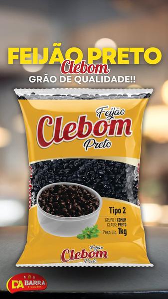 FEIJAO PRETO CLEBOM TP2 1KG