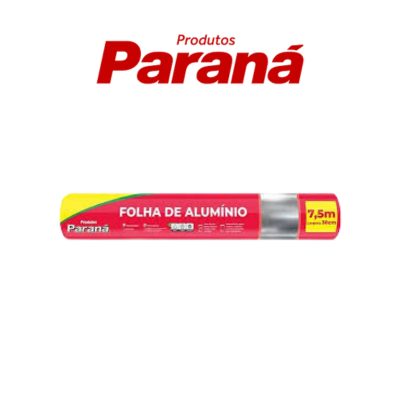 FOLHA ALUMINIO PARANA 30CMX7,5M