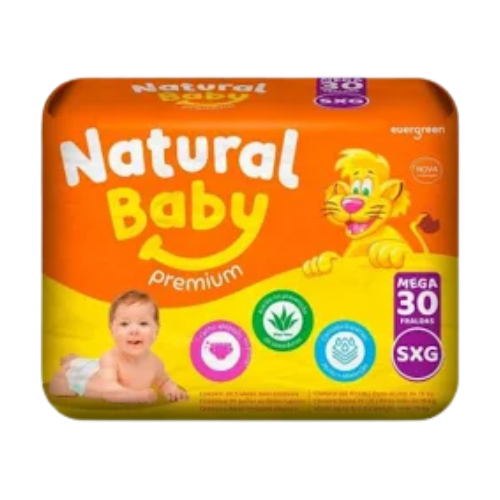 FRD NATURAL BABY PREM MEGA SXG C/30