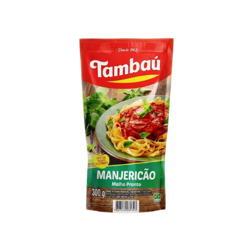 MOLHO TOMATE MANGERICAO POUCH TAMBAU 300G