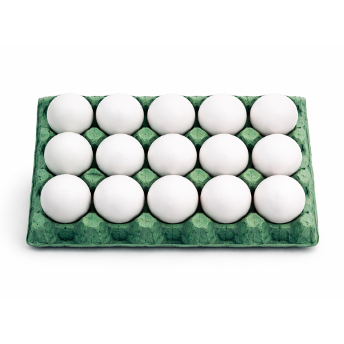 OVOS PRATA BCO GRANDE BD C/15