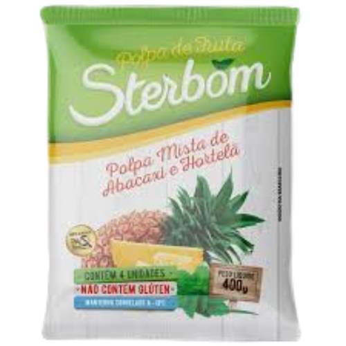 POLPA STERBOM ABACAXI C/ HORTELA 400G
