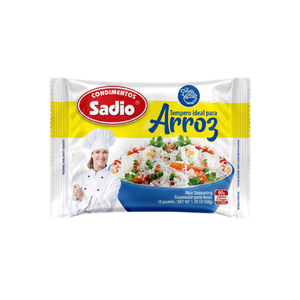 TEMPERO EM PO ARROZ SADIO - BCO PC 50G