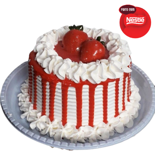 TORTA DE NINHO C/ MORANGO KG