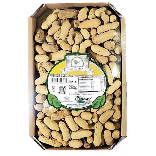 AMENDOIM C/CASCA BEE ORGANIC 250G