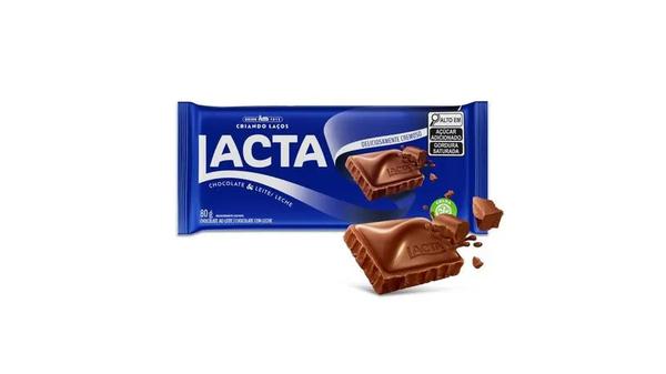 CHOCOLATE AO LEITE LACTA 80G