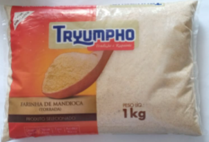 FARINHA MANDIOCA TORRADA TRYUMPHO 1KG