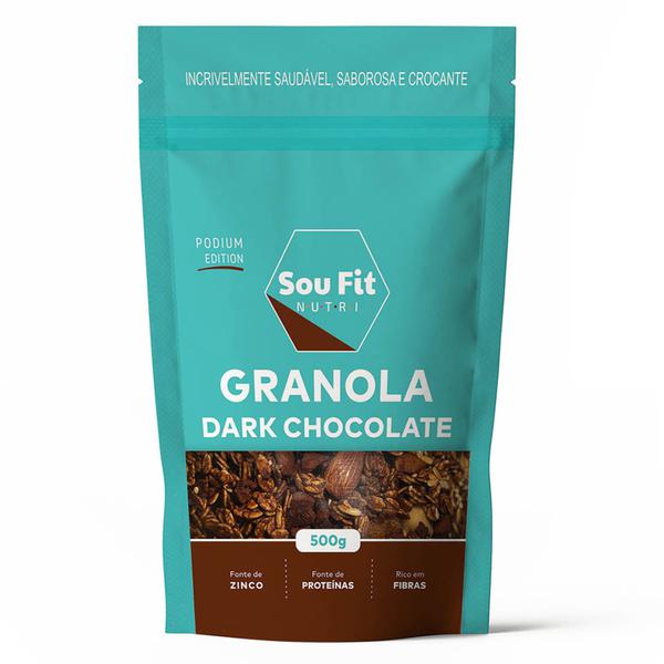 GRANOLA DARK CHOCOLATE SOU FIT 500G