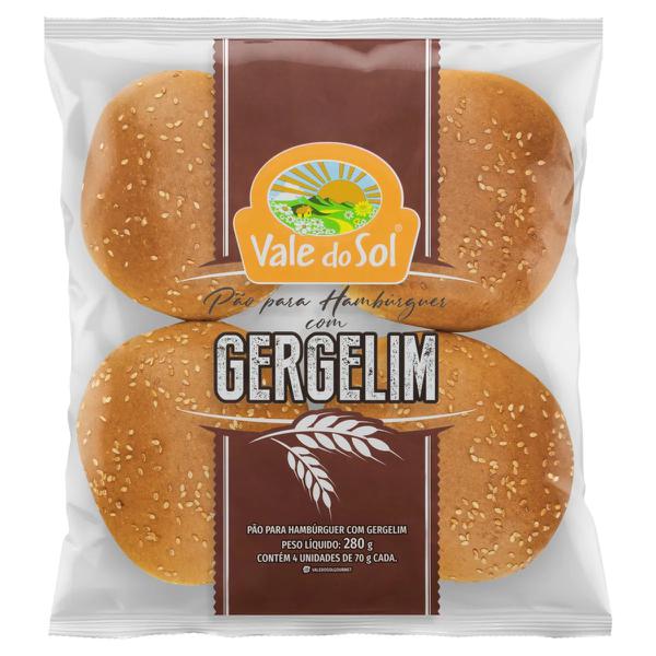 PAO HAMBURGUER GERGELIM VALE DO SOL 280G