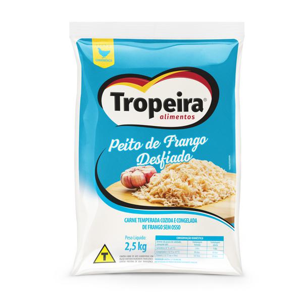 PEITO FRANGO DESFIADO TROPEIRA 2,5KG