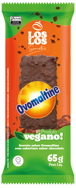 PICOLE LOS LOS OVOMALTINE VEGANO 65G
