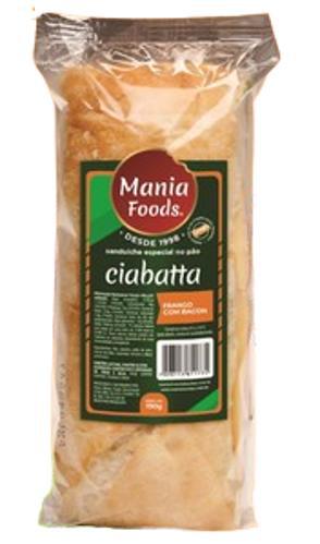 SANDUICHE CIABATTA ESPEC FRANGO C/BACON 170G
