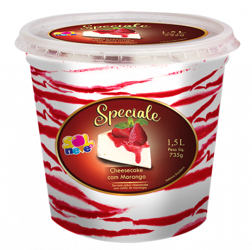 SORVETE CHEESECAKE SOL NEV 1,5L