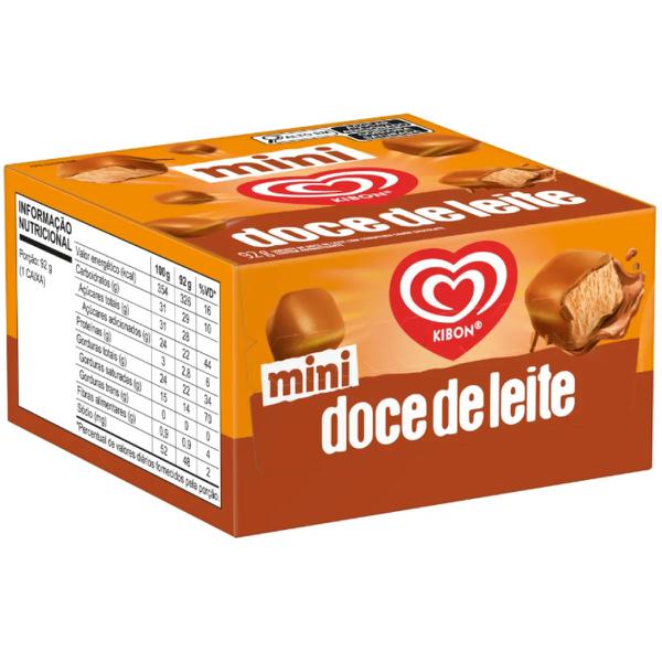 SORVETE DOCE DE LEITE MINI BOMBOM KIBON 92G