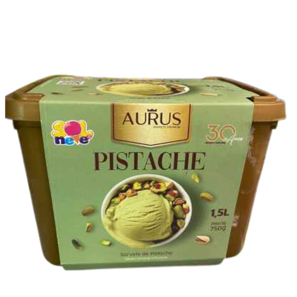 SORVETE PISTACHE AURUS 1,5L
