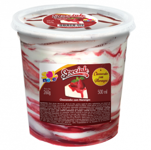 SORVETE UNNO CHEESECAKE SOL NEV 500L