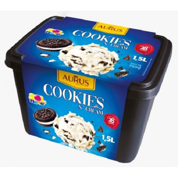 SORVETE UNNO COOKIES SOL NEV 1,5L
