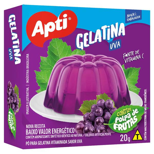 GELATINA 20 GR UVA UND