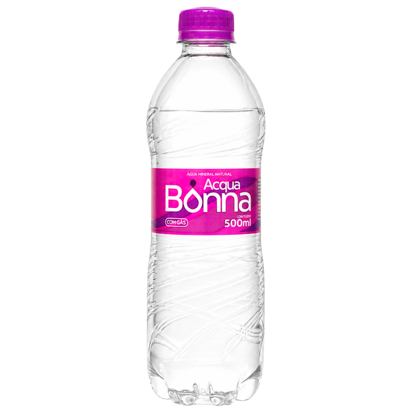 Água Mineral Acqua Bonna 500ml Com Gás