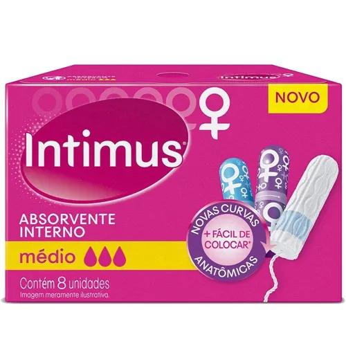 Absorvente Interno Intimus C/8 Médio