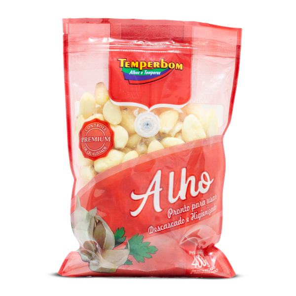 Alho Temperbom 400g Descascado