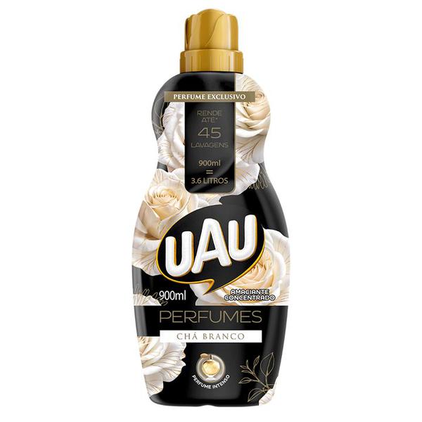 Amaciante Concentrado Uau 900ml Chá Branco