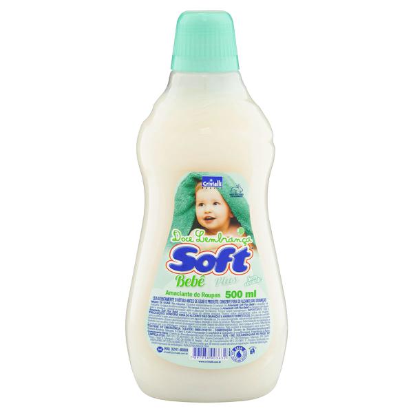 Amaciante de Roupas SOFT PLUS Bebê 500ml