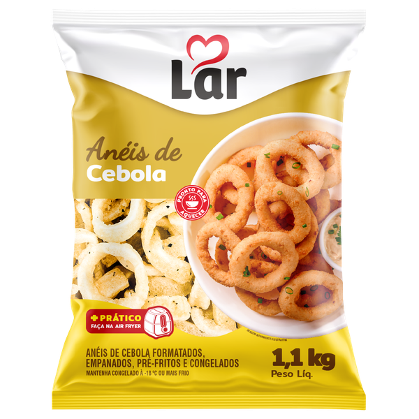 Anéis de Cebola Lar 1,1kg Empanado