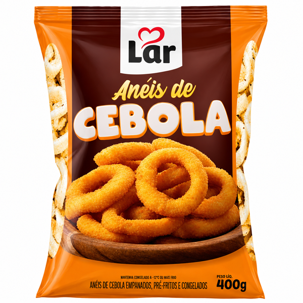 Anéis de Cebola Lar 400g Crocantes
